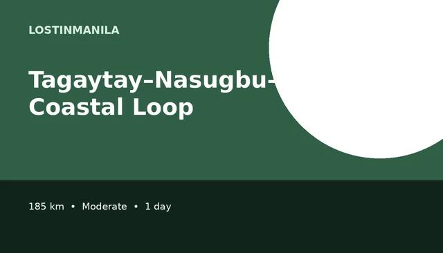 Tagaytay–Nasugbu–Ternate Coastal Loop